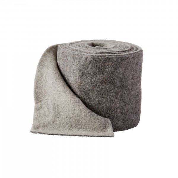 anthracite-light gray Wool fleeze bicolor
