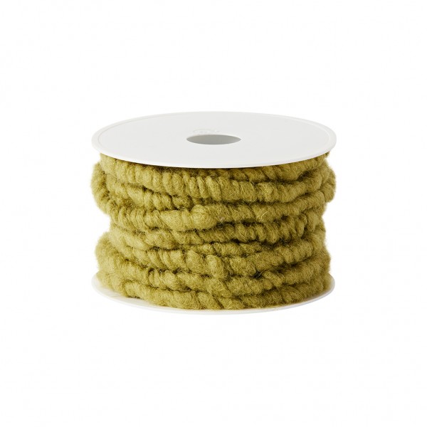 olive green wool cord