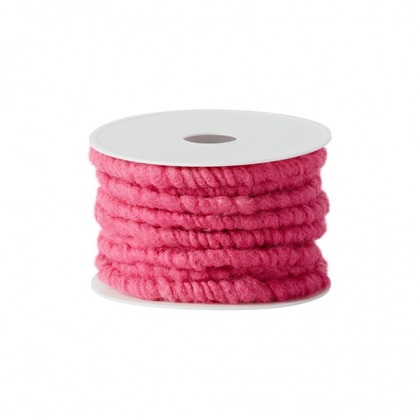 pink wool cord