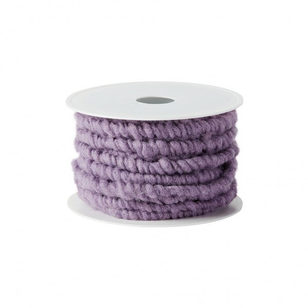 lilac wool cord