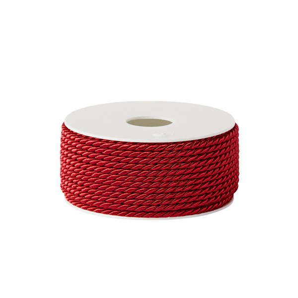 cardinal red glossy cord