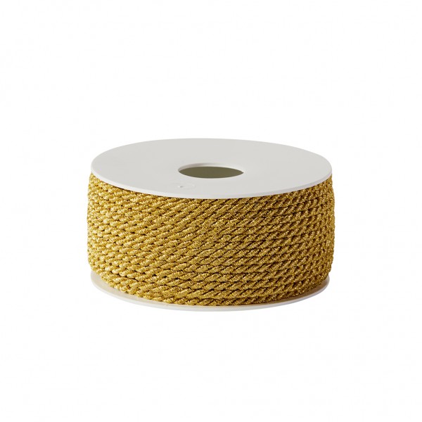 gold glossy cord metal