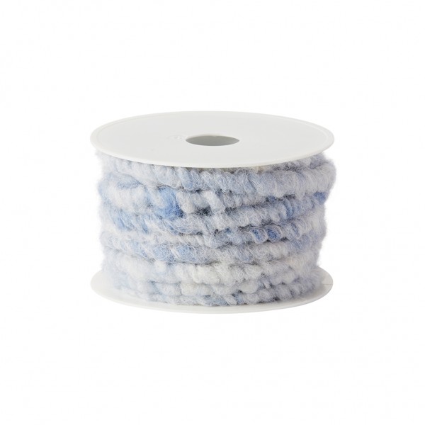 light blue melange wool cord
