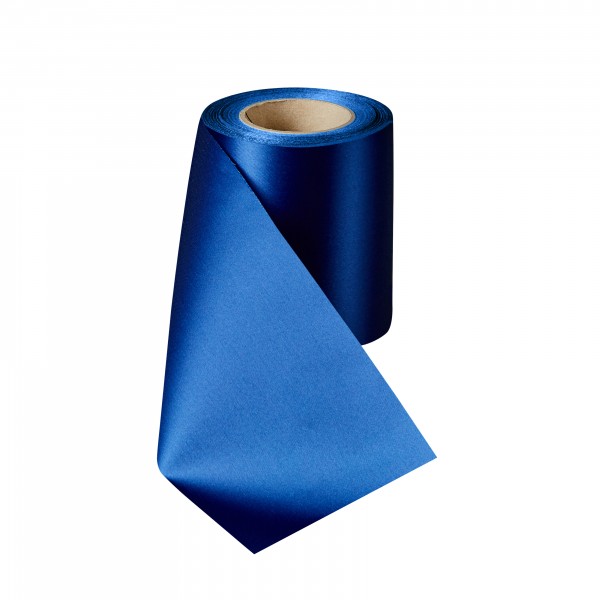 gentian blue Satin without border